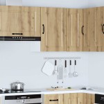 vidaXL Dulap de bucătărie „Porto” din lemn de stejar artizanal