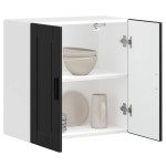 vidaXL Dulap de bucătărie „Porto” din lemn de lemn negru