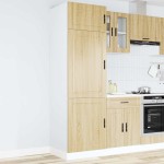 vidaXL Dulap de bucătărie „Porto” din lemn de stejar Sonoma