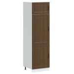 vidaXL Dulap de bucătărie „Porto” din lemn de stejar maro