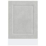 vidaXL Panou pentru mașină de spălat vase beton gri lemn prelucrat vidaXL Panou pentru mașină de spălat vase beton gri lemn prelucrat