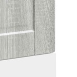 vidaXL Panou pentru mașină de spălat vase gri Sonoma lemn prelucrat