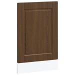 vidaXL Panou pentru mașină de spălat vase stejar maro lemn prelucrat