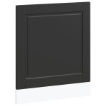 vidaXL Panou pentru mașină de spălat vase „Porto” Negru lemn prelucrat vidaXL Panou pentru mașină de spălat vase „Porto” Negru lemn prelucrat