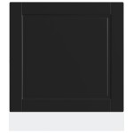 vidaXL Panou pentru mașină de spălat vase „Porto” Negru lemn prelucrat vidaXL Panou pentru mașină de spălat vase „Porto” Negru lemn prelucrat