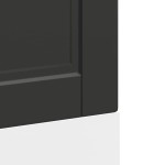 vidaXL Panou pentru mașină de spălat vase „Porto” Negru lemn prelucrat vidaXL Panou pentru mașină de spălat vase „Porto” Negru lemn prelucrat