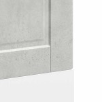 vidaXL Panou pentru mașină de spălat vase beton gri lemn prelucrat