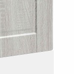 vidaXL Panou pentru mașină de spălat vase gri Sonoma lemn prelucrat