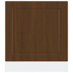 vidaXL Panou pentru mașină de spălat vase stejar maro lemn prelucrat