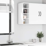 vidaXL Dulap suspendat “Riga”, alb, 20x29,5x60 cm, PAL vidaXL Dulap suspendat “Riga”, alb, 20x29,5x60 cm, PAL