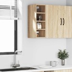 vidaXL Dulap suspendat “Riga”, stejar Sonoma, 20x29,5x60 cm, PAL vidaXL Dulap suspendat “Riga”, stejar Sonoma, 20x29,5x60 cm, PAL