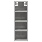 vidaXL Dulap suspendat “Riga”, gri beton, 20x29,5x60 cm