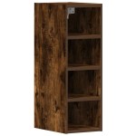 vidaXL Dulap suspendat “Riga”, stejar fumuriu, 20x29,5x60 cm