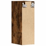 vidaXL Dulap suspendat “Riga”, stejar fumuriu, 20x29,5x60 cm
