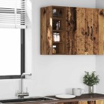 vidaXL Dulap suspendat “Riga”, lemn vechi, 20x29,5x60 cm vidaXL Dulap suspendat “Riga”, lemn vechi, 20x29,5x60 cm