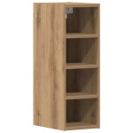 vidaXL Dulap suspendat “Riga”, stejar artizanal, 20x29,5x60 cm