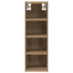 vidaXL Dulap suspendat “Riga”, stejar artizanal, 20x29,5x60 cm