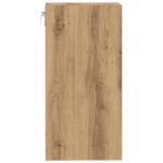 vidaXL Dulap suspendat “Riga”, stejar artizanal, 20x29,5x60 cm