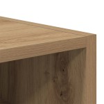 vidaXL Dulap suspendat “Riga”, stejar artizanal, 20x29,5x60 cm