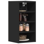vidaXL Dulap suspendat “Riga”, negru, 30x29,5x60 cm, PAL