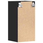 vidaXL Dulap suspendat “Riga”, negru, 30x29,5x60 cm, PAL