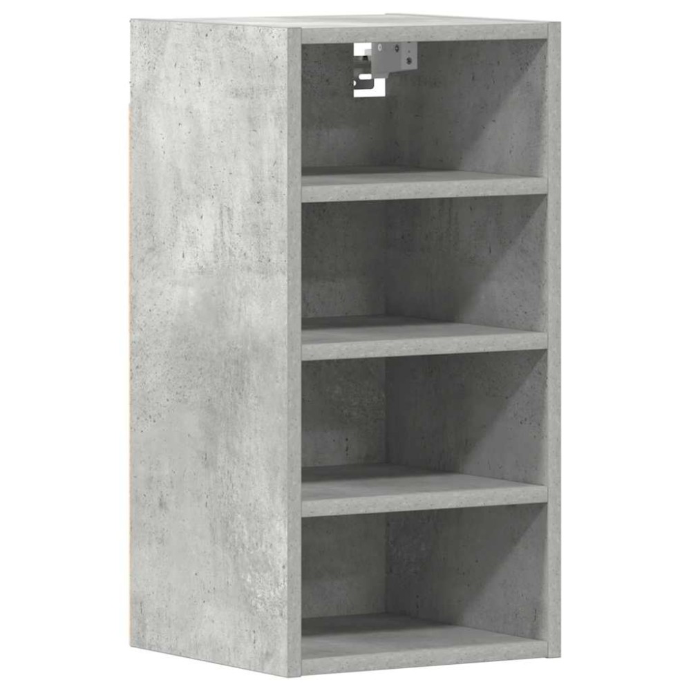 vidaXL Dulap suspendat “Riga”, gri beton, 30x29,5x60 cm, PAL