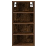 vidaXL Dulap suspendat “Riga”, stejar fumuriu, 30x29,5x60 cm
