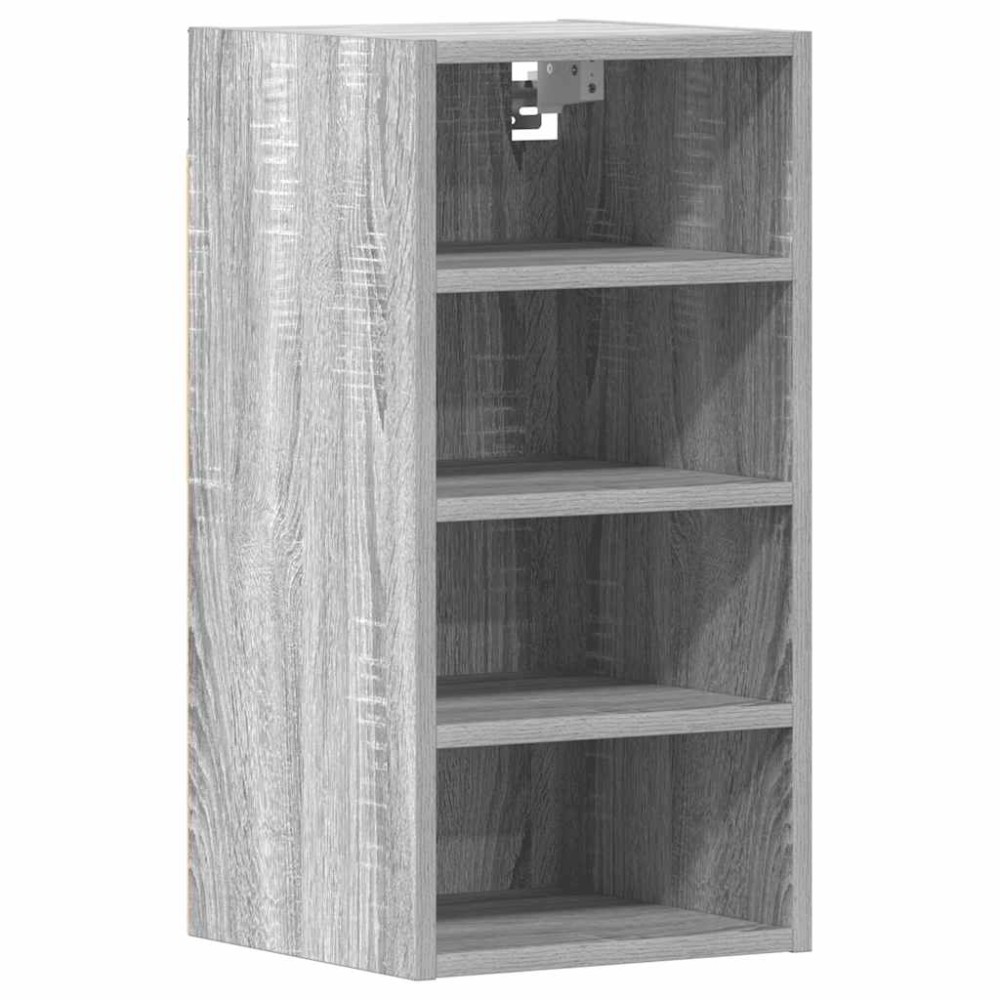 vidaXL Dulap suspendat “Riga”, gri sonoma, 30x29,5x60 cm