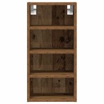vidaXL Dulap suspendat “Riga”, lemn vechi, 30x29,5x60 cm