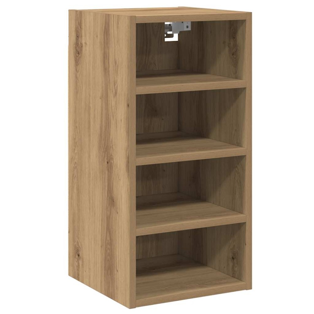 vidaXL Dulap suspendat “Riga”, stejar artizanal, 30x29,5x60 cm