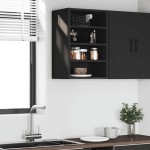 vidaXL Dulap suspendat “Riga”, negru, 40x29,5x60 cm, PAL vidaXL Dulap suspendat “Riga”, negru, 40x29,5x60 cm, PAL