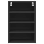 vidaXL Dulap suspendat “Riga”, negru, 40x29,5x60 cm, PAL vidaXL Dulap suspendat “Riga”, negru, 40x29,5x60 cm, PAL
