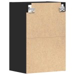 vidaXL Dulap suspendat “Riga”, negru, 40x29,5x60 cm, PAL vidaXL Dulap suspendat “Riga”, negru, 40x29,5x60 cm, PAL