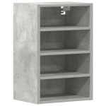 vidaXL Dulap suspendat “Riga”, gri beton, 40x29,5x60 cm