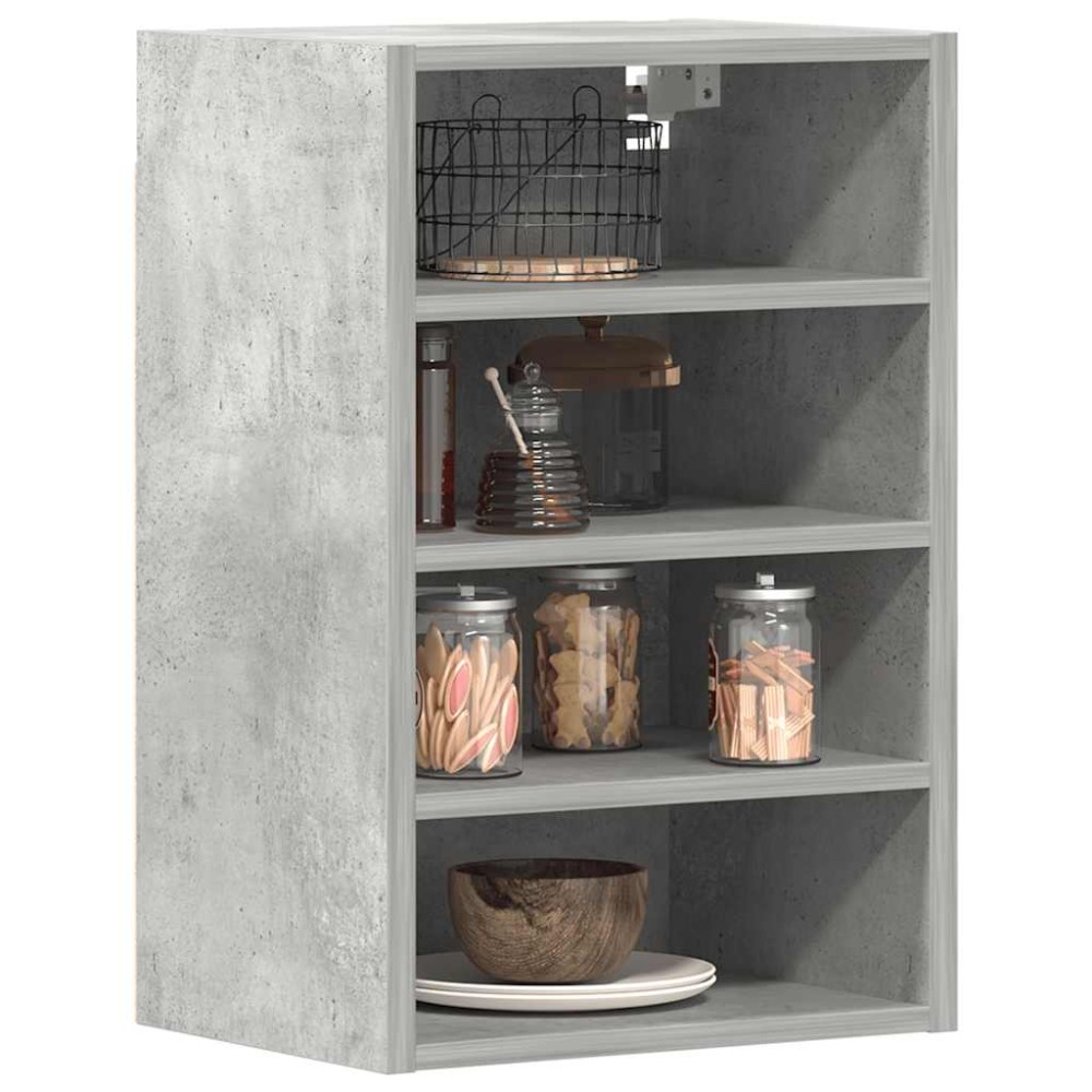 vidaXL Dulap suspendat “Riga”, gri beton, 40x29,5x60 cm