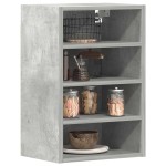 vidaXL Dulap suspendat “Riga”, gri beton, 40x29,5x60 cm