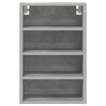 vidaXL Dulap suspendat “Riga”, gri beton, 40x29,5x60 cm