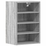 vidaXL Dulap suspendat “Riga”, gri sonoma, 40x29,5x60 cm
