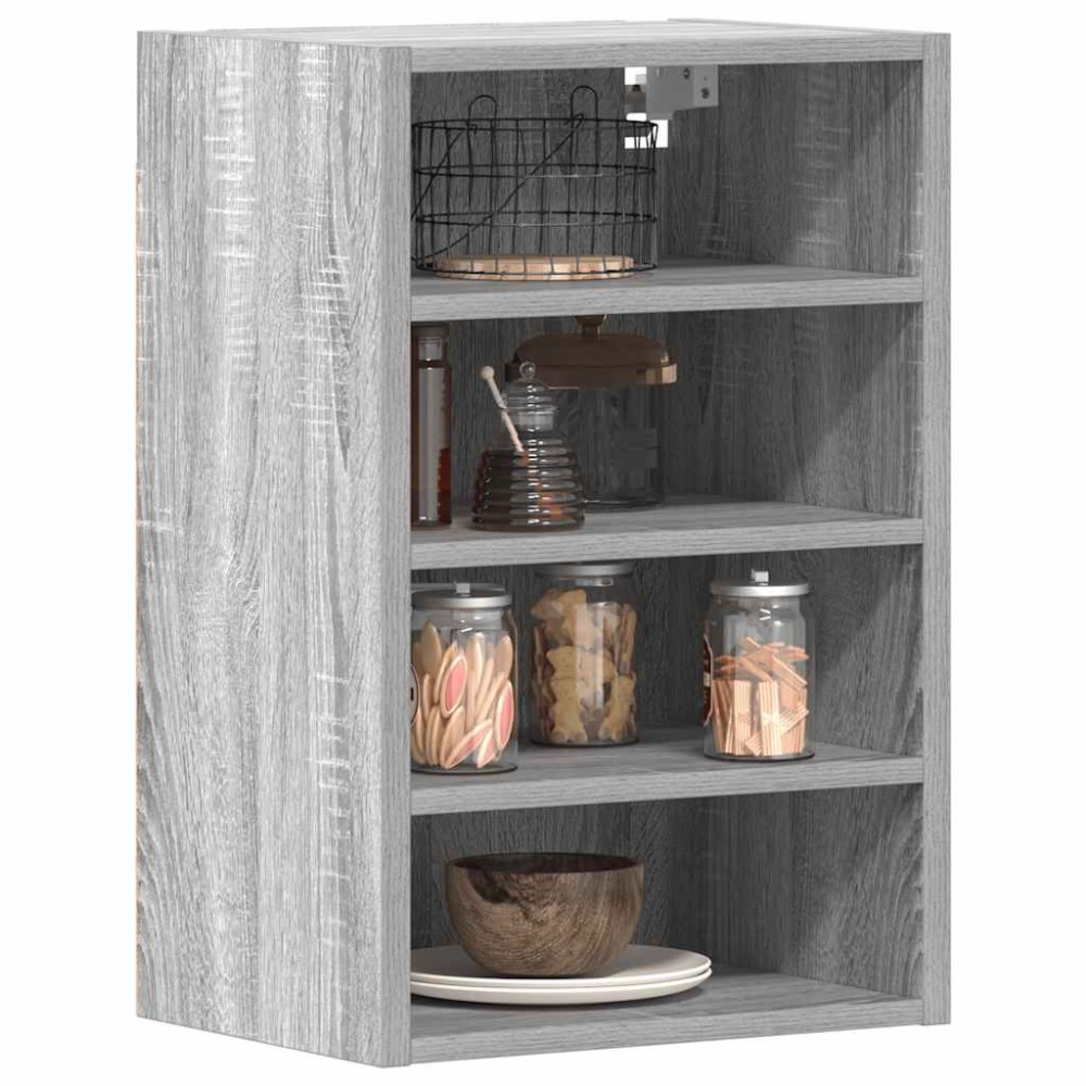 vidaXL Dulap suspendat “Riga”, gri sonoma, 40x29,5x60 cm