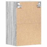 vidaXL Dulap suspendat “Riga”, gri sonoma, 40x29,5x60 cm