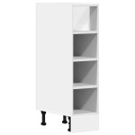 vidaXL Dulap inferior "Riga" alb 20x44,5x81,5 cm lemn prelucrat