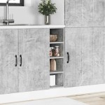 vidaXL Dulap inferior "Riga", gri beton, 20x44,5x81,5 cm, PAL vidaXL Dulap inferior "Riga", gri beton, 20x44,5x81,5 cm, PAL