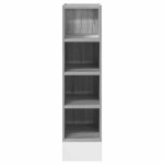 vidaXL Dulap inferior "Riga", gri sonoma, 20x44,5x81,5 cm