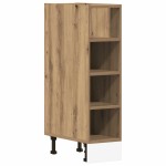 vidaXL Dulap inferior "Riga" stejar artizanal,20x44,5x81,5 cm