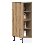 vidaXL Dulap inferior "Riga" stejar artizanal,20x44,5x81,5 cm