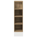 vidaXL Dulap inferior "Riga" stejar artizanal,20x44,5x81,5 cm