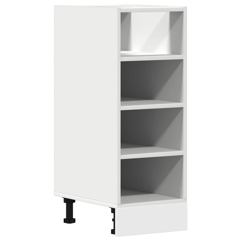 vidaXL Dulap inferior "Riga" alb 30x44,5x81,5 cm lemn prelucrat