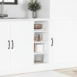 vidaXL Dulap inferior "Riga" alb 30x44,5x81,5 cm lemn prelucrat