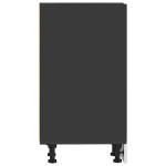 vidaXL Dulap inferior "Riga", negru, 30x44,5x81,5 cm, PAL