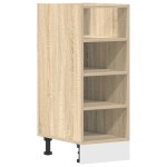 vidaXL Dulap inferior "Riga", stejar sonoma, 30x44,5x81,5 cm